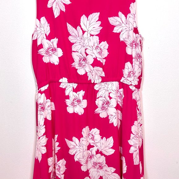 Talbots | Petite Floral Flounce Midi Dress - Size 16P NEW WITH TAGS - Picture 6 of 7